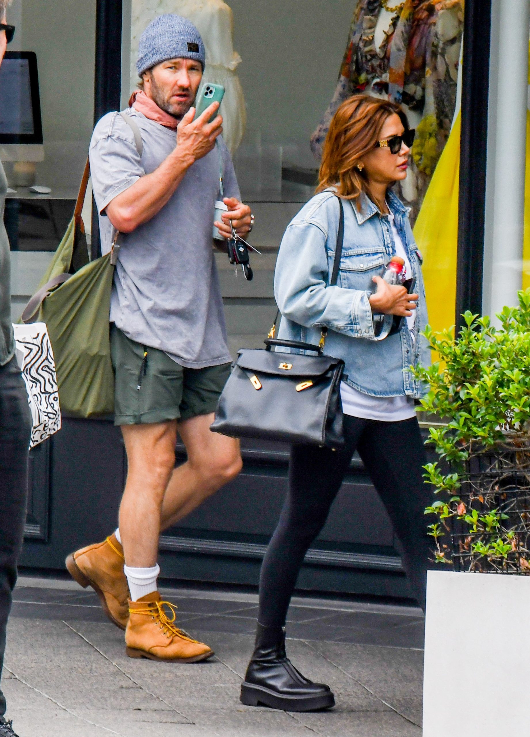 Joel Edgerton & Christine Centenera Spotted Heading to the